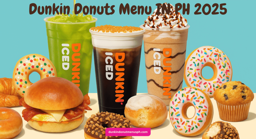 Dunkin Donuts Menu