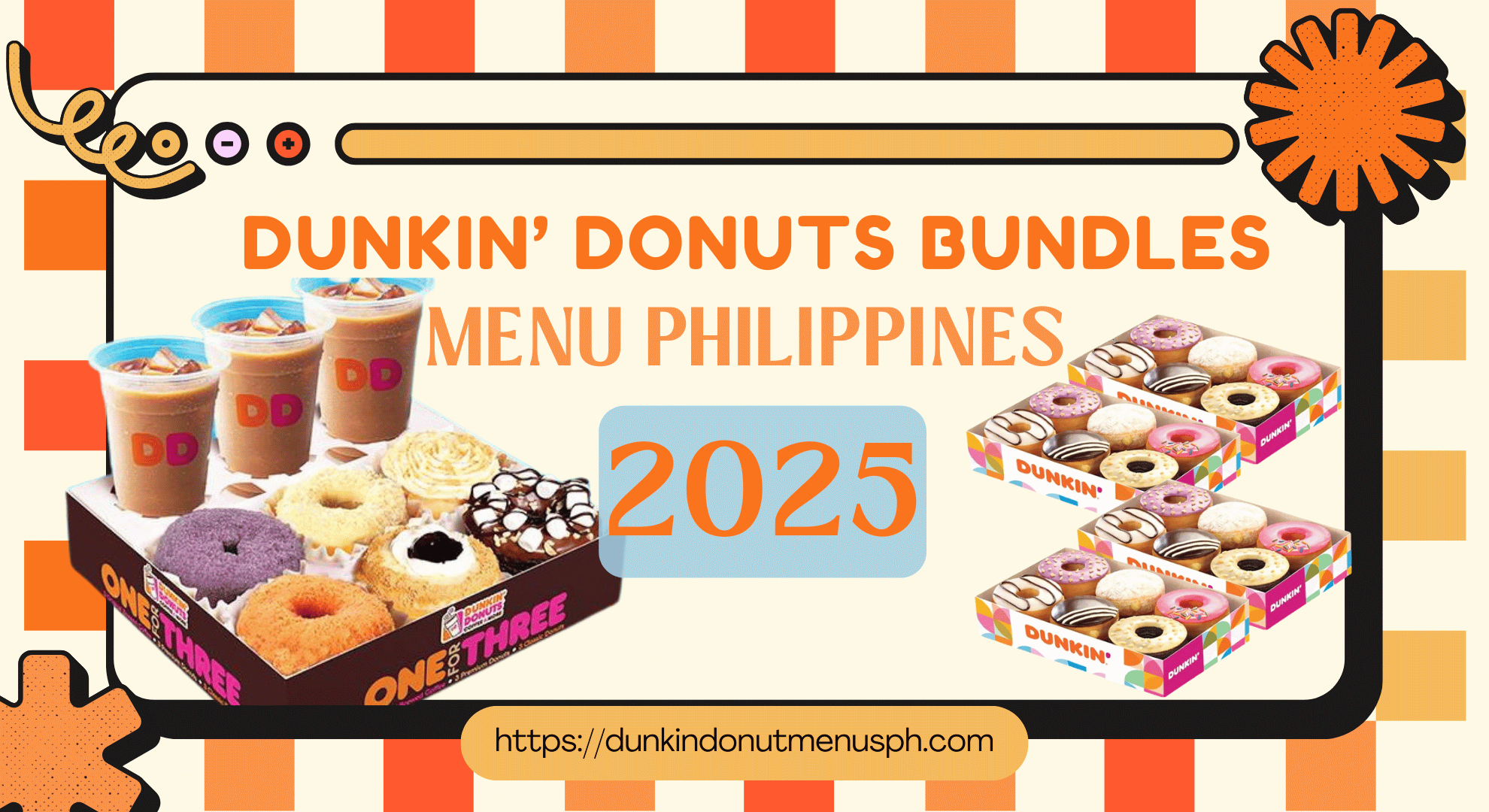 Dunkin’ Donuts Bundles Menu Philippines 2025
