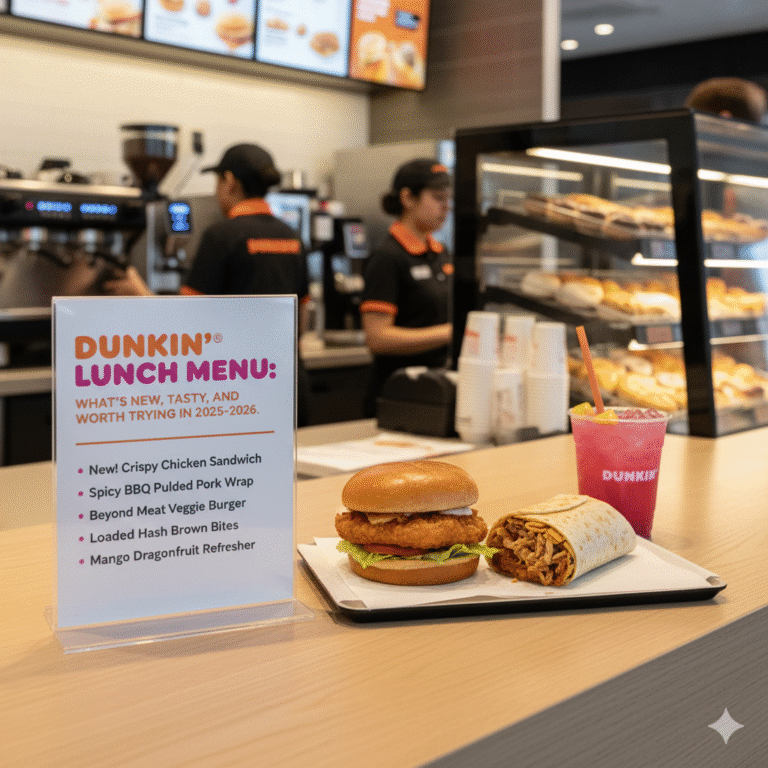 Dunkin’ Lunch Menu: What’s New, Tasty, and Worth Trying in 2025