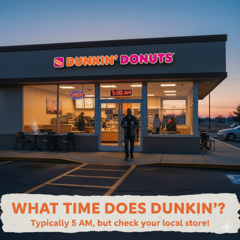 What Time Does Dunkin’ Donuts Open?
