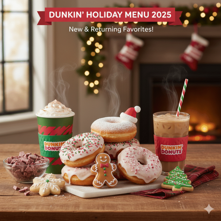 Dunkin Donuts Holiday Menu: Seasonal Treats You Don’t Want to Miss